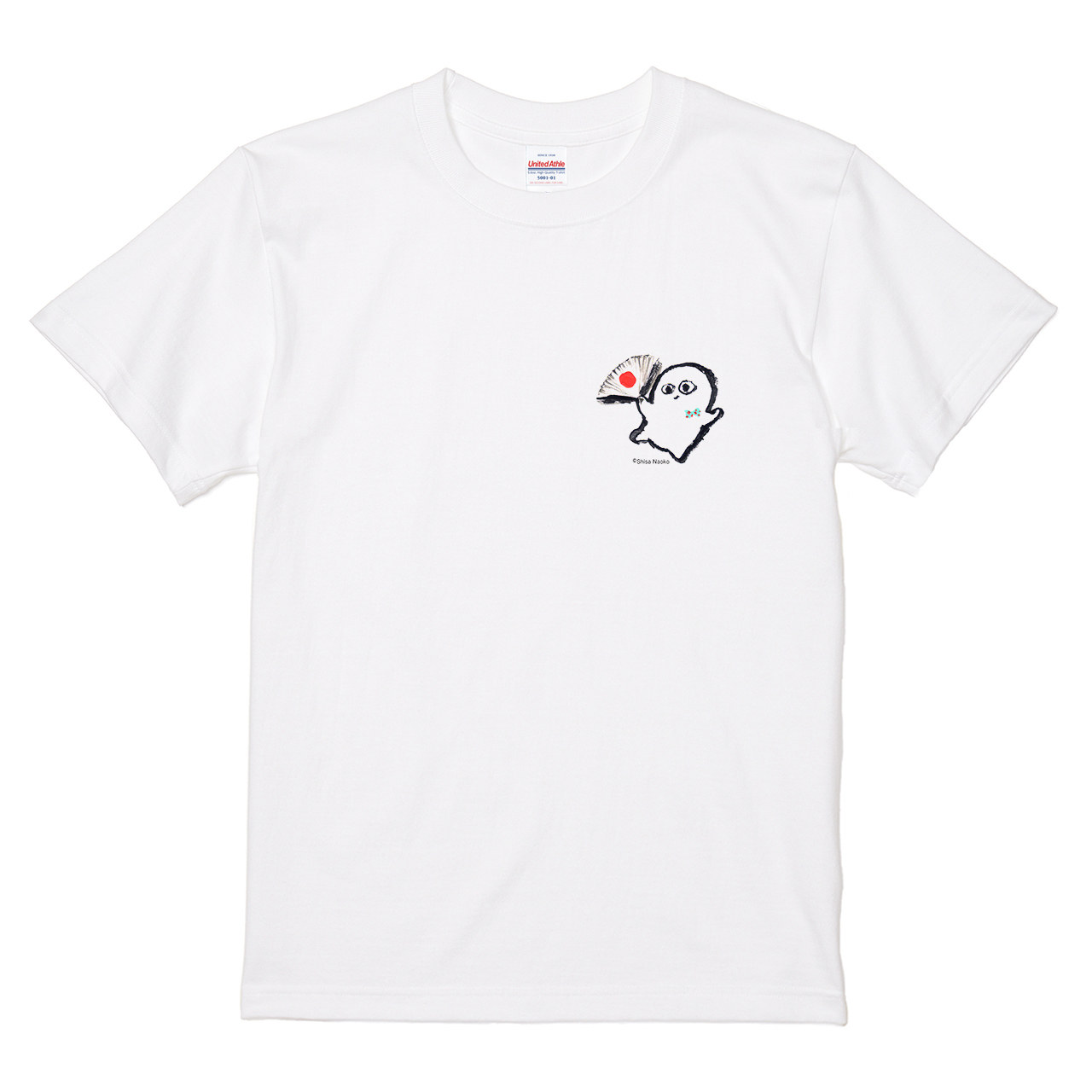 Tシャツ 【カーブでおっとっと ワンポイント】 志佐 なおこデザインの