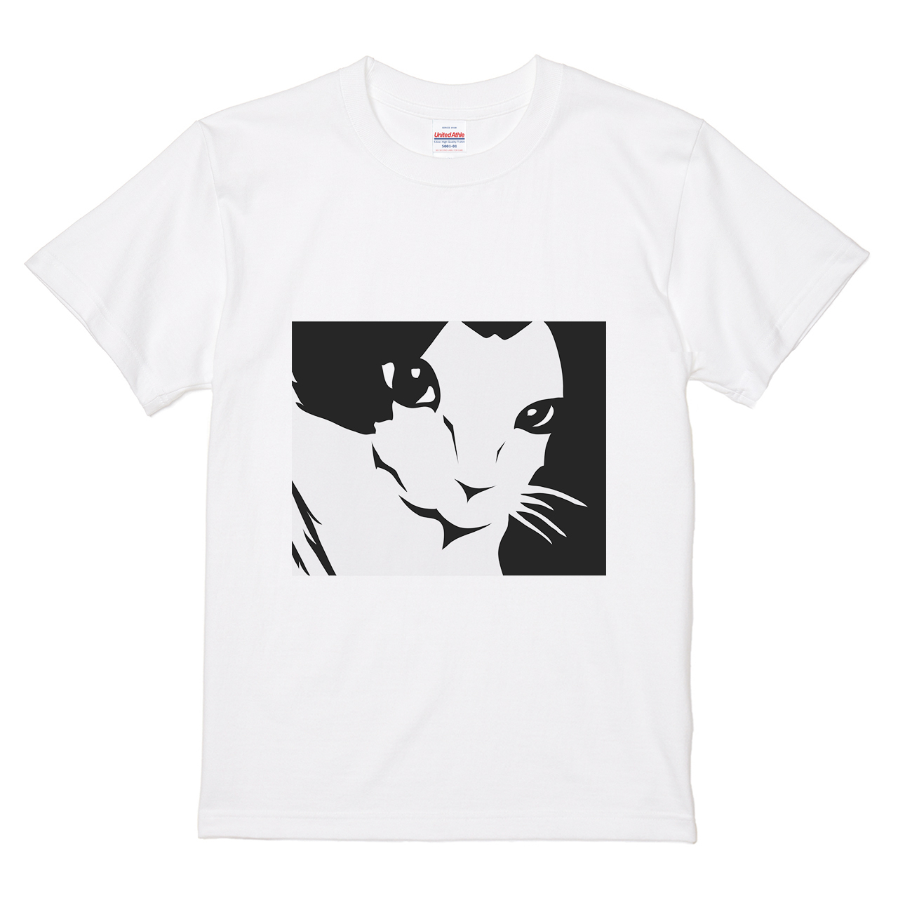 Tシャツ 【切り絵風の猫】 macha_thanksデザインの通販 | itaxes
