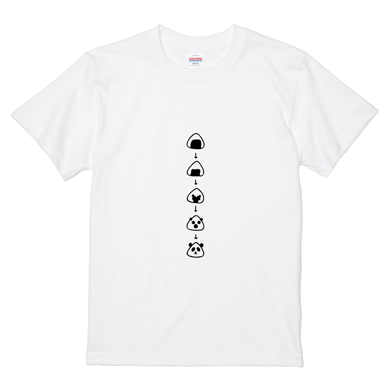 Tシャツ 【おにぎりからパンダ】 オワリデザインの通販 | itaxes