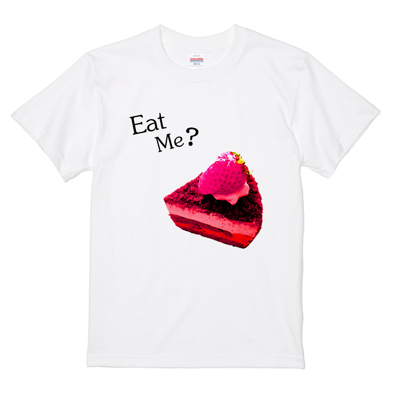 Tシャツ 【ピンクケーキ】 桃原デザインの通販 | itaxes（イタクシーズ）