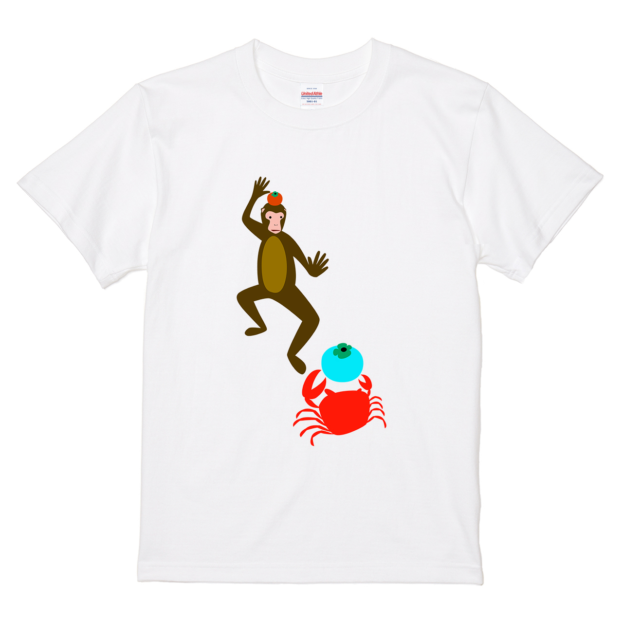 Tシャツ 【さるかに】 ectoplasmデザインの通販 | itaxes（イタクシーズ）