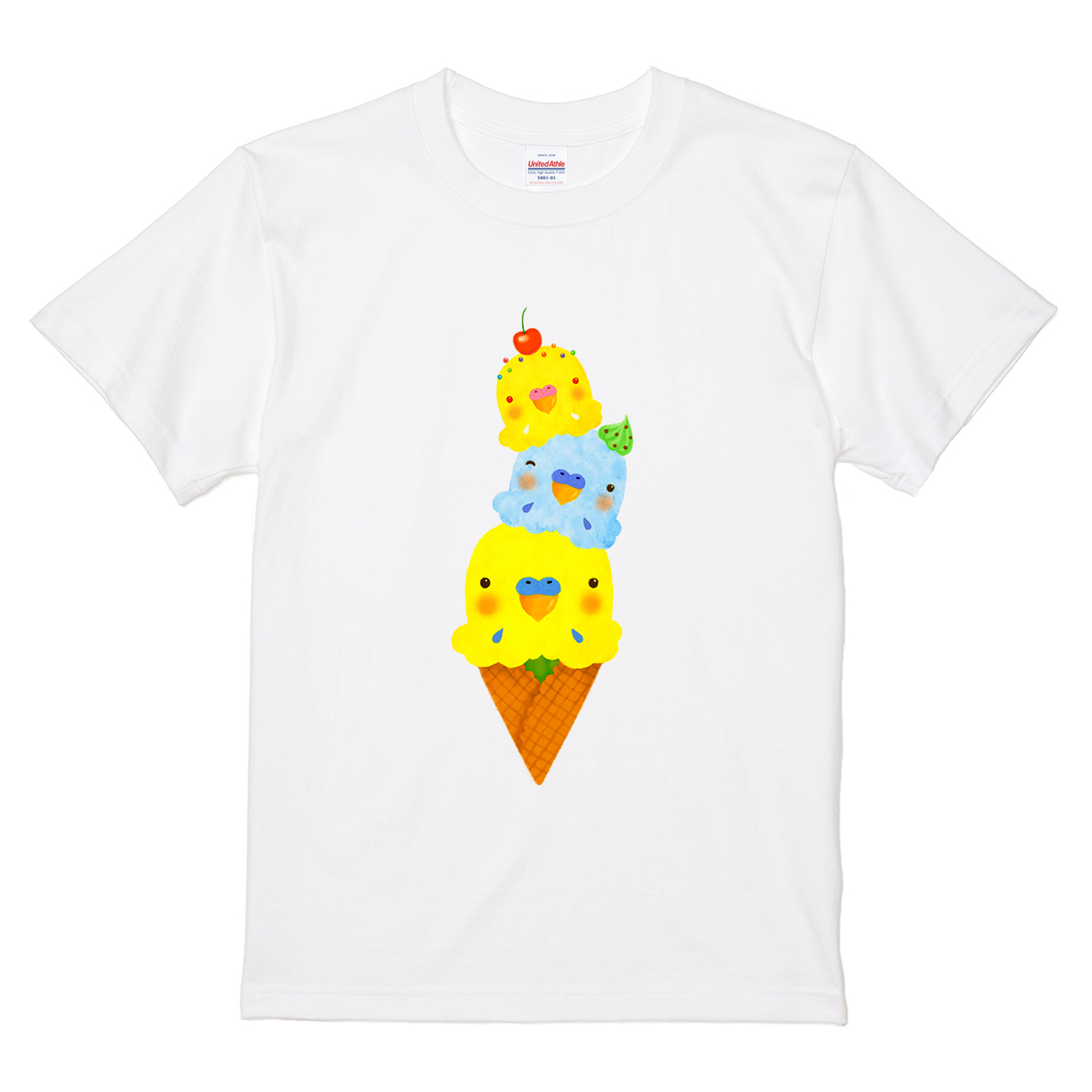 Tシャツ 【アイスインコ】 イシイミホデザインの通販 | itaxes
