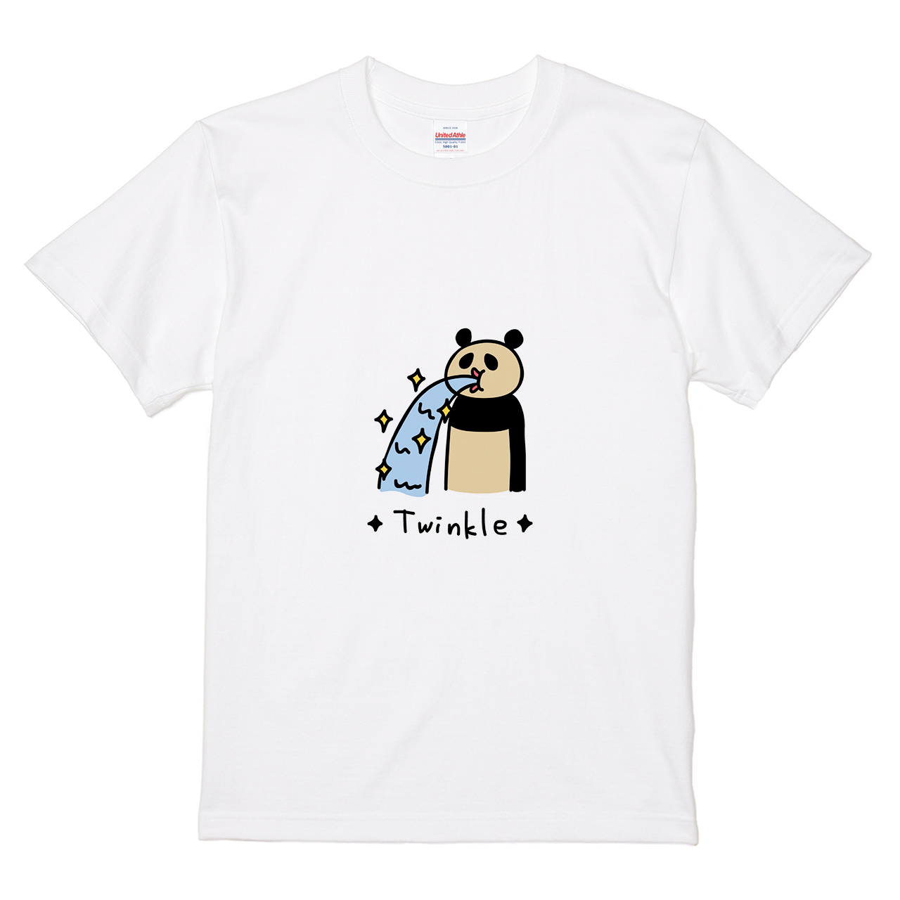 Tシャツ 【キラキラするパンダ】 オワリデザインの通販 | itaxes 