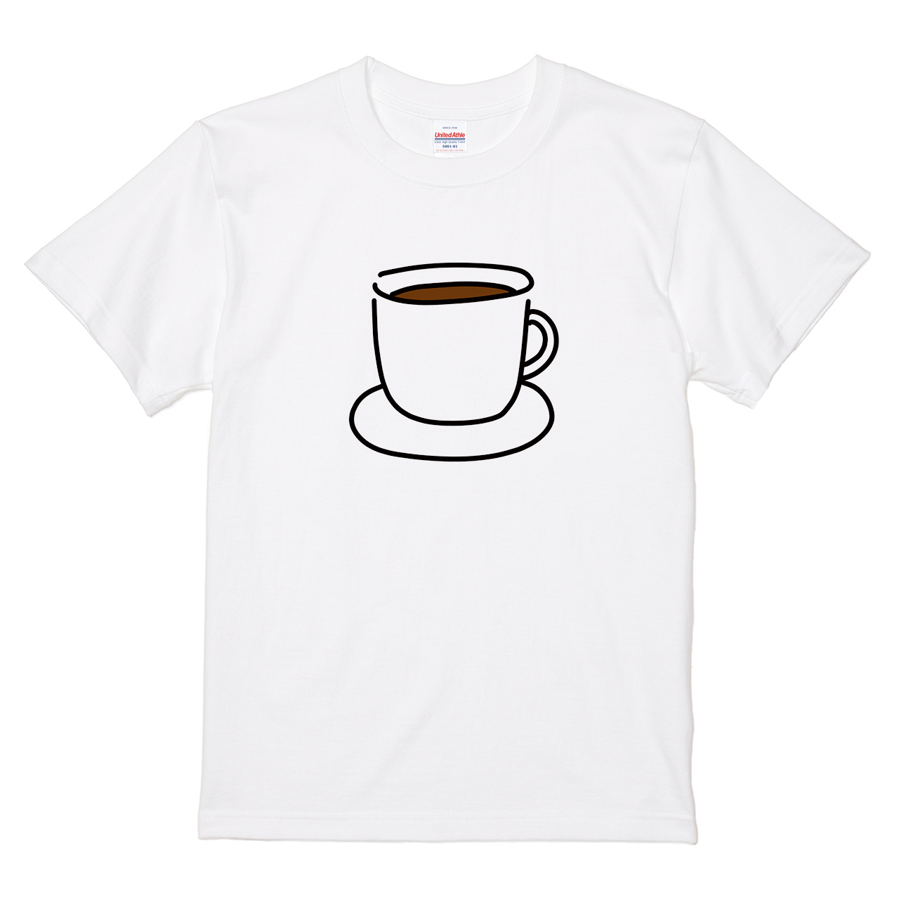 コーヒー ロゴ Tシャツ ホワイト コーヒー豆おすすめ通販『オリジナルTシャツ2024』｜FLATWHITE