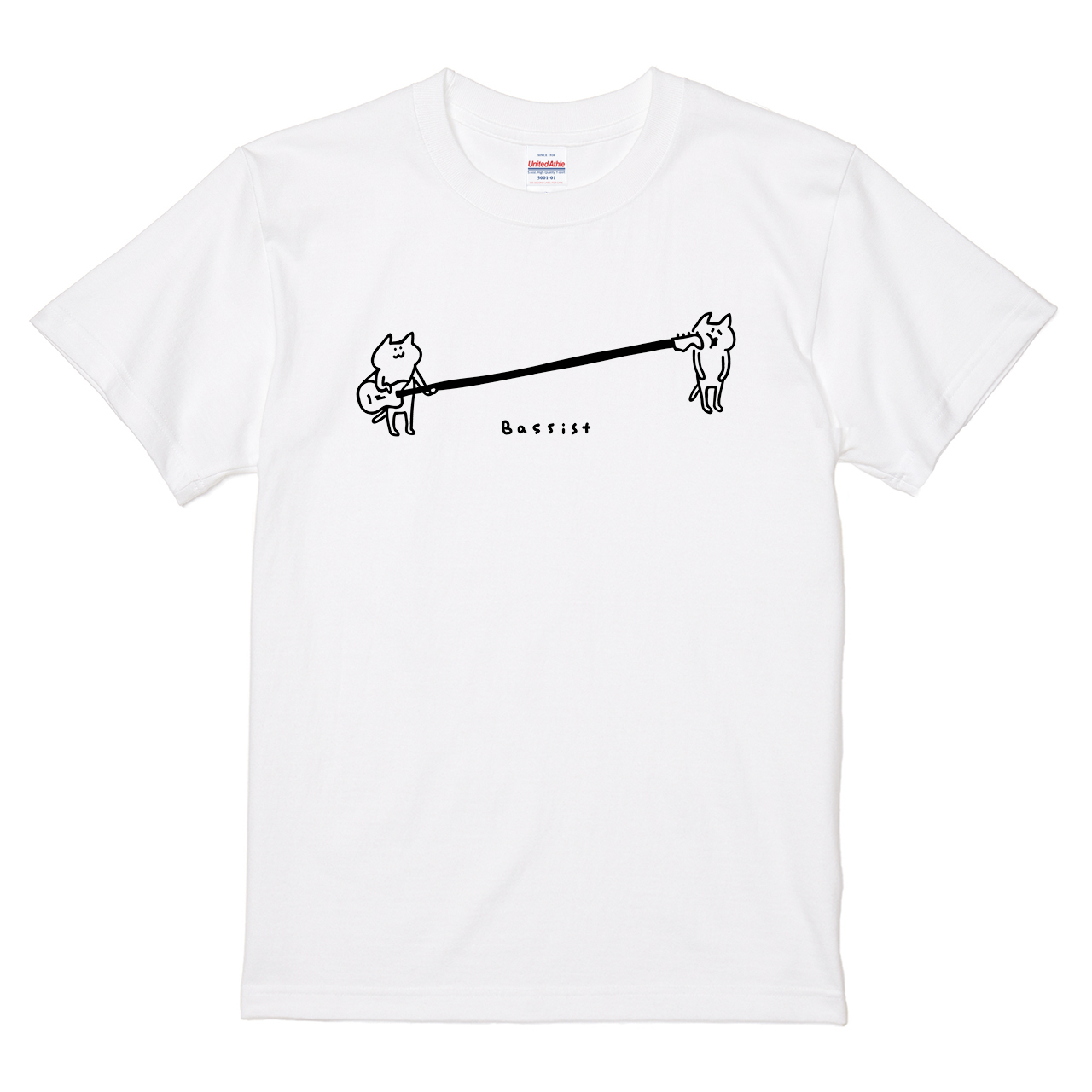 Tシャツ 【ネコBassist】 オワリデザインの通販 | itaxes（イタクシーズ）